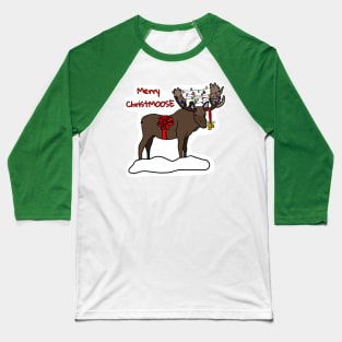 Merry Christmoose Baseball T-Shirt